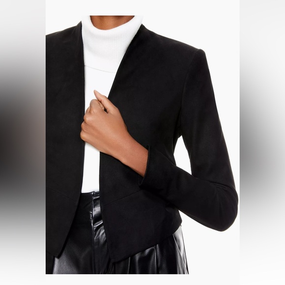 Alice + Olivia
New Harvey Suede Open-Front Jacket - Picture 12 of 15